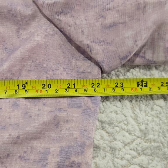 Coldwater Creek Blazer Jacket Mauve Pink Watercolor Silky Classic Career Plus 16 - Picture 6 of 7